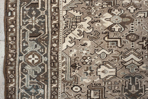 Antique Heriz Area Rug (7' x 10')